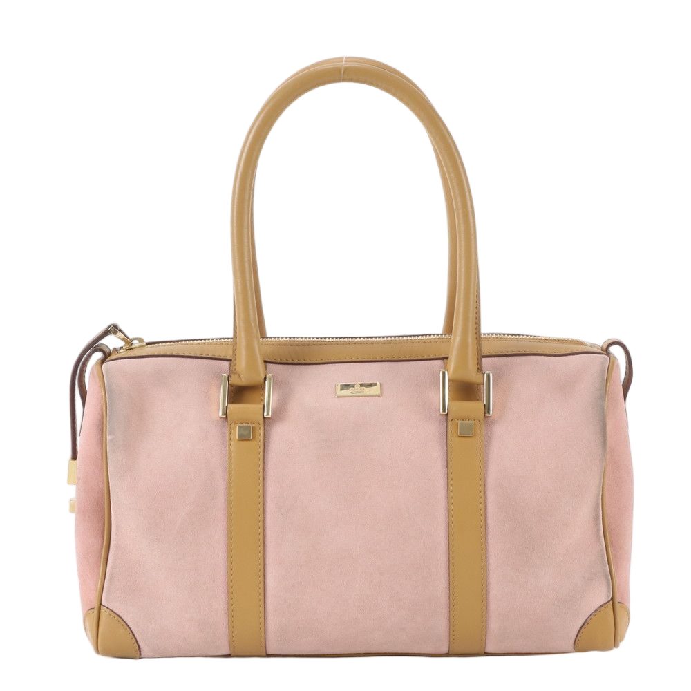 Gucci 000 Leather Handbag Mini Boston Tote