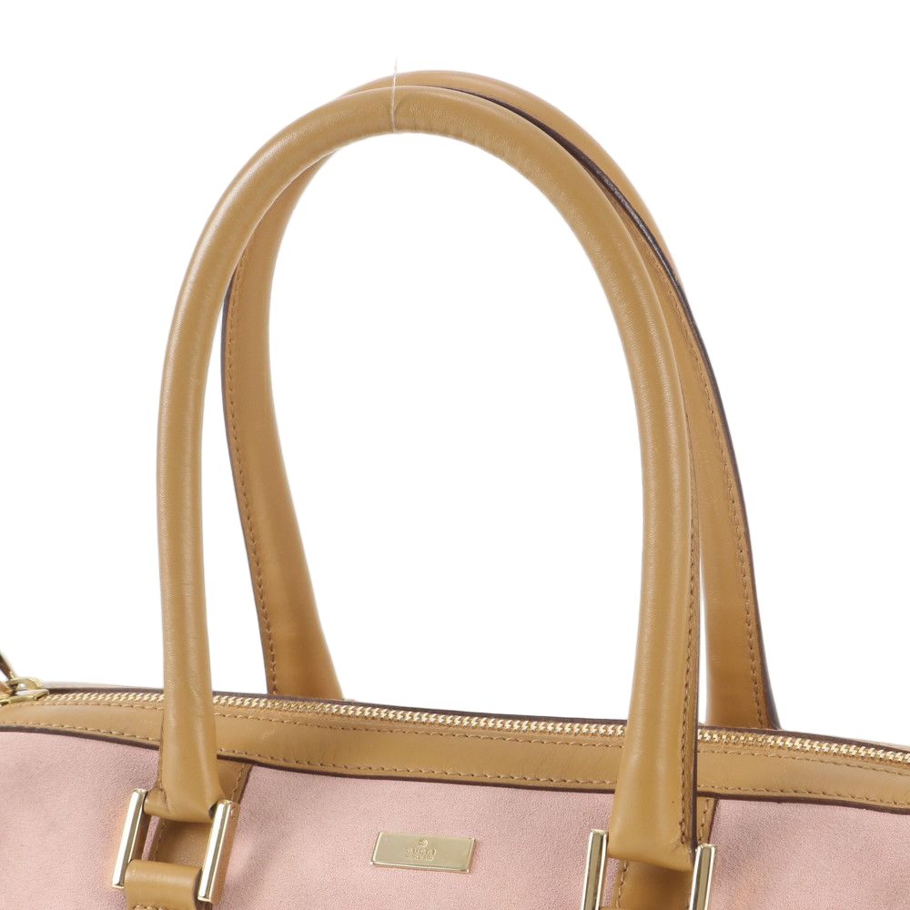 Gucci 000 Leather Handbag Mini Boston Tote — view 2