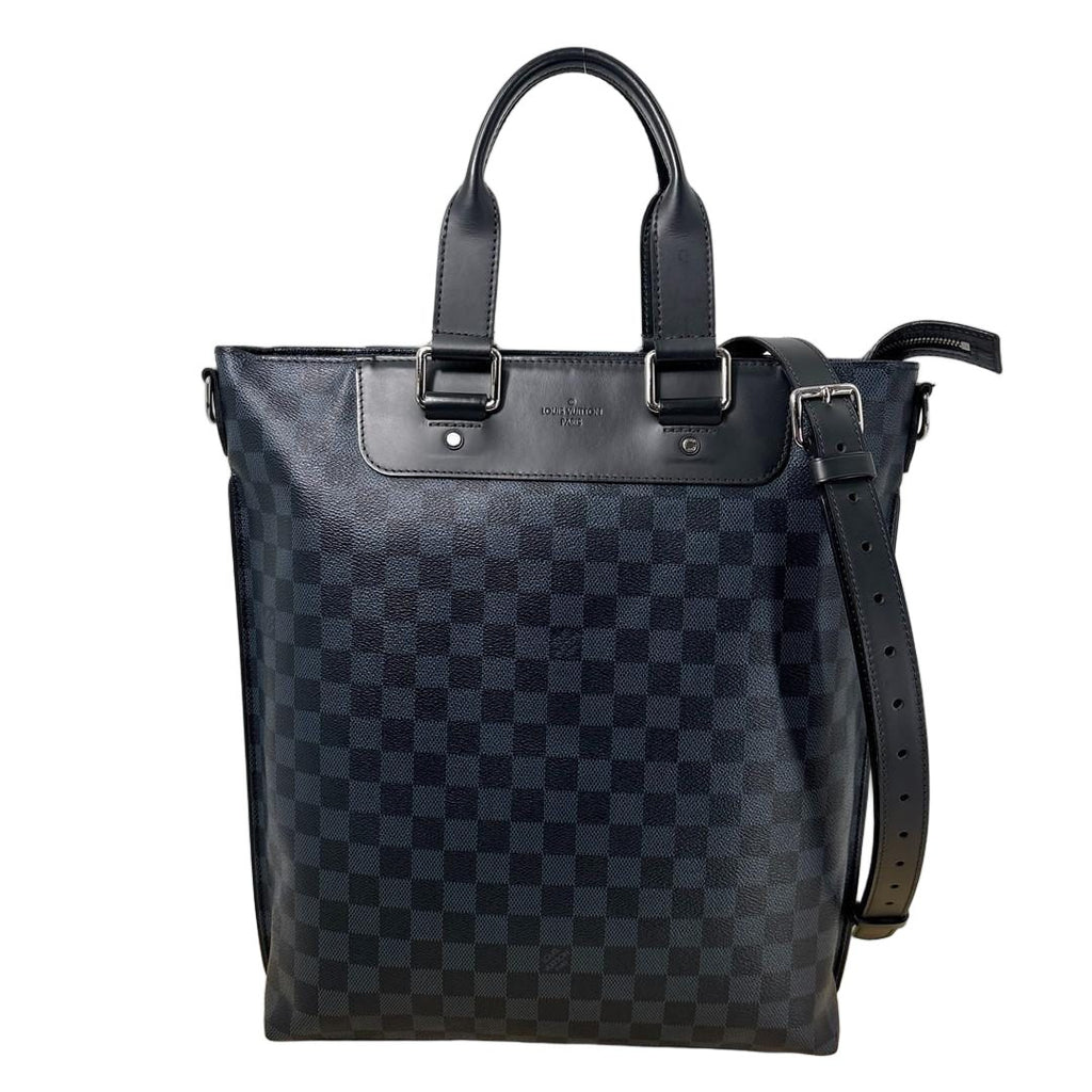 Louis Vuitton Damier Cobalt Cabas Jules Tote Black