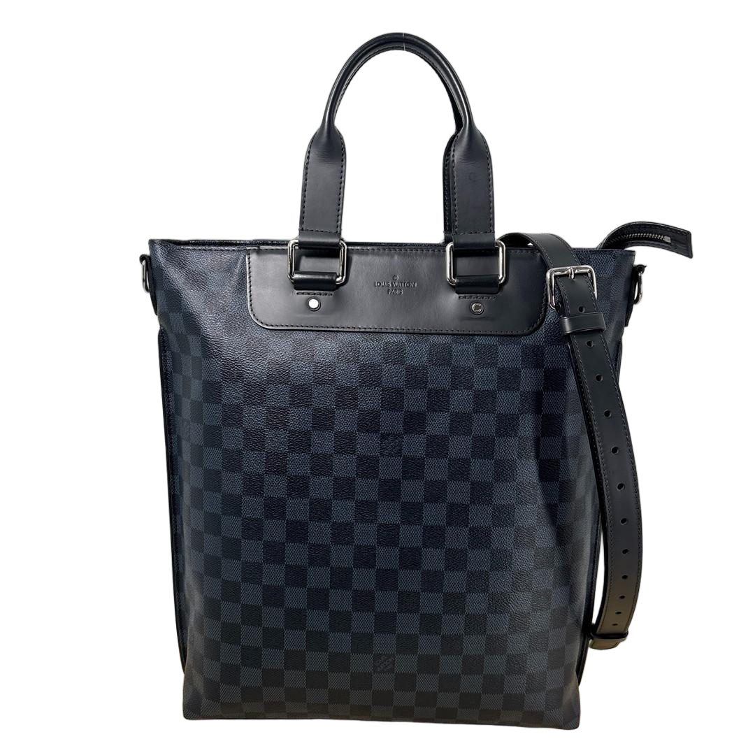 Louis Vuitton Damier Cobalt Cabas Jules Tote Black