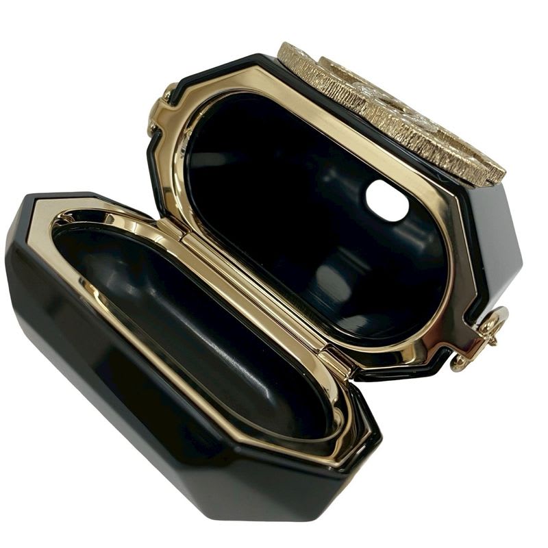 Chanel Airpodspro Necklace Case Chain Lambskin Faux 21BA — view 6