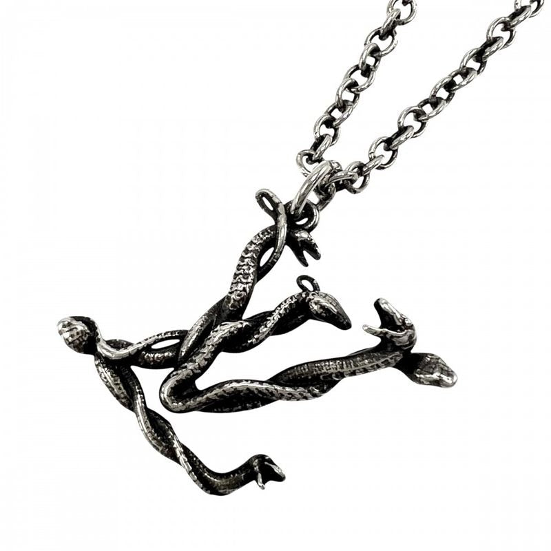Louis Vuitton Necklace Snake Pendant Accessory With Adjuster Vintage — view 3