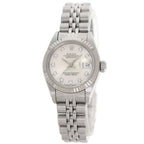 Rolex Datejust Diamond Watch SS 18k White Gold