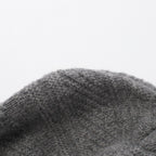 Hermes Knit Cap Button S Gray Wool — view 5