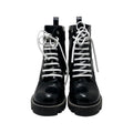 Louis Vuitton Star Trail Ankle Boots 35 1 2 Black White Logo Line