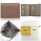 Fendi Bifold Wallet Pink Beige Bytheyard 8 M0387 — view 4