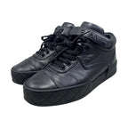 Chanel Sneakers Velcro High Cut 36 Size Quilted Coco Mark Logo Black