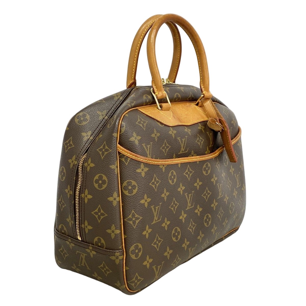 Louis Vuitton Handbag Monogram Deauville Brown — view 2