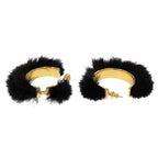 Hermes Olympe Faubourg Circus F 01 Metal Feather Black Earrings — view 2