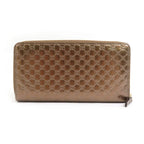 Gucci Round Zipper Long Wallet Micro Guccissima — view 2