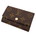 Louis Vuitton Multicles 6 Brown Gold Monogram Canvas Key Case Key Holder