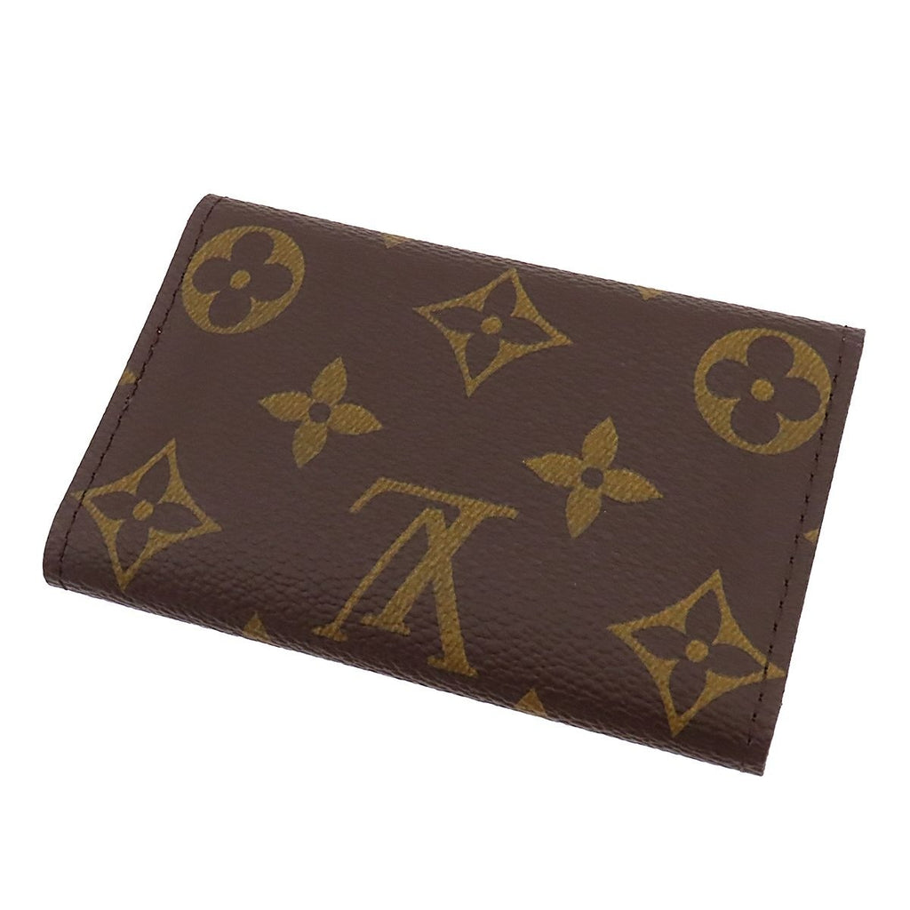Louis Vuitton Multicles 6 Brown Gold Monogram Canvas Key Case Key Holder — view 2