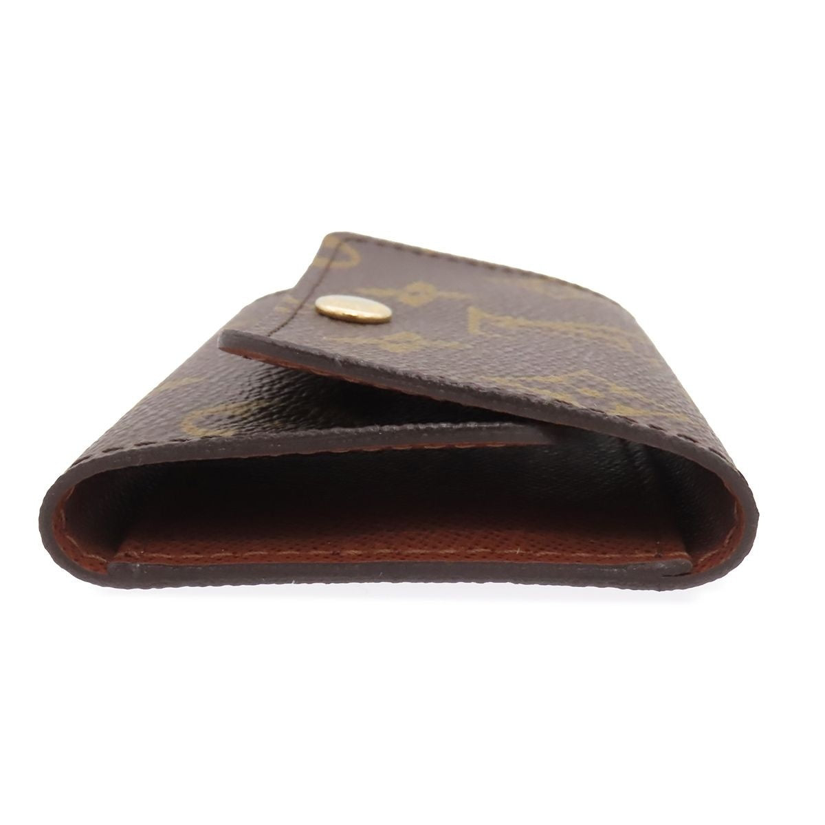 Louis Vuitton Multicles 6 Brown Gold Monogram Canvas Key Case Key Holder — view 4