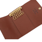 Louis Vuitton Multicles 6 Brown Gold Monogram Canvas Key Case Key Holder — view 5