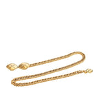 Chanel Quilted Vintage Chain Belt Gold Plated
