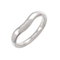 Tiffany & Co Curved Band Ring Pt Platinum