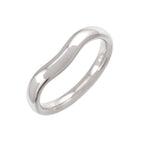 Tiffany & Co Curved Band Ring Pt Platinum