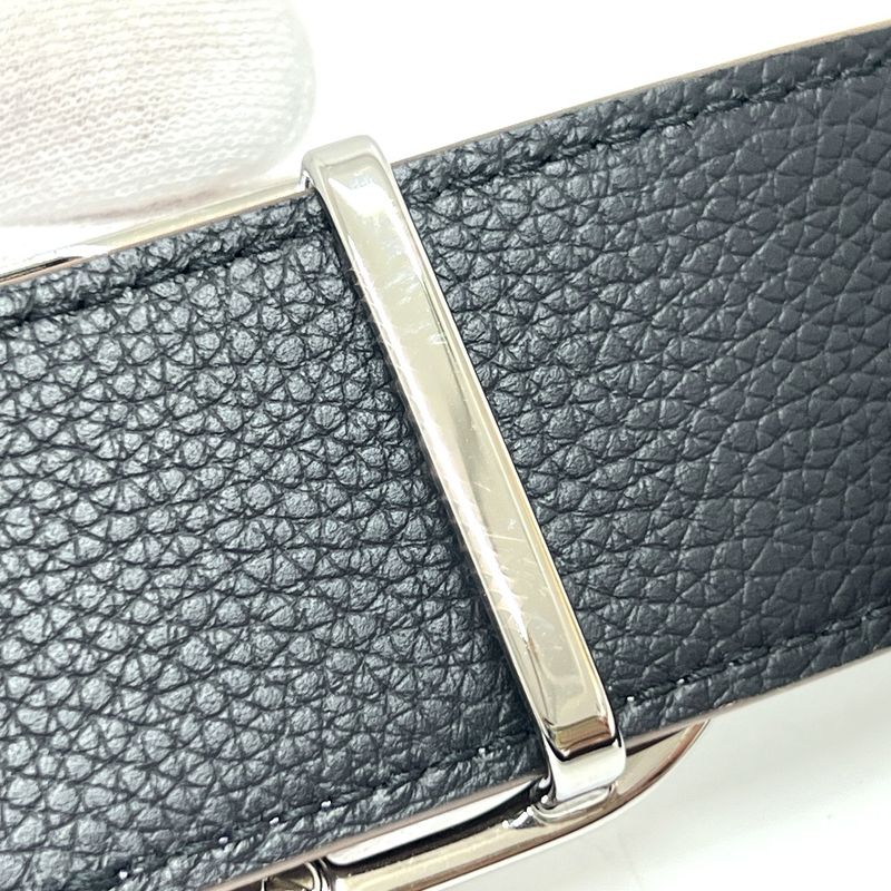 Dior Belt CD Logo Buckle Leather Brown — view 6