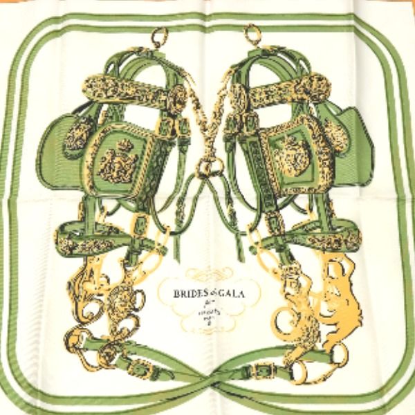 Hermes Carre 45 Petit Handkerchief Gauroche Silk Twill Scarf — view 4