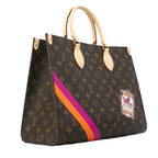 Louis Vuitton Tote Monogram On The Go MM Brown — view 2