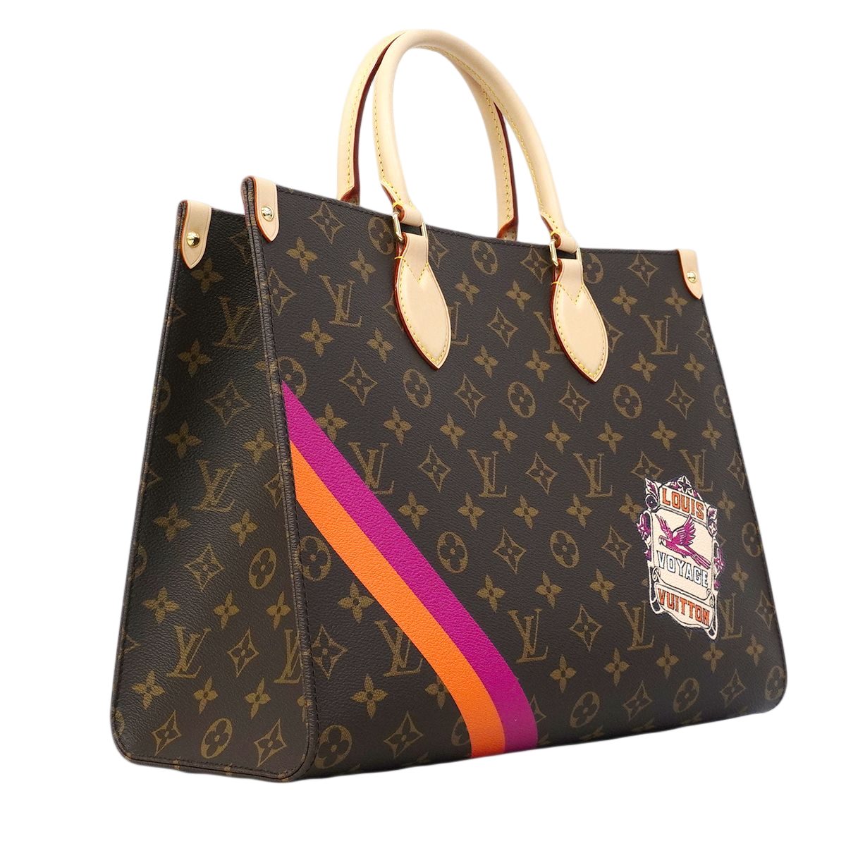 Louis Vuitton Tote Monogram On The Go MM Brown — view 2