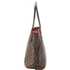 Louis Vuitton Damier Handbag Neverfull PM Brown — view 4
