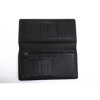 Louis Vuitton Long Wallet Men Leather Black Portefeuille — view 5