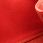 Hermes Tote Garden Party TPM Red Capucines Canvas Leather — view 6