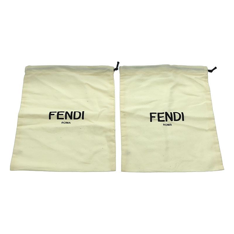 Fendi Sheep Fur Shearling Sandal Zucca 35 1 2 Purple — view 8