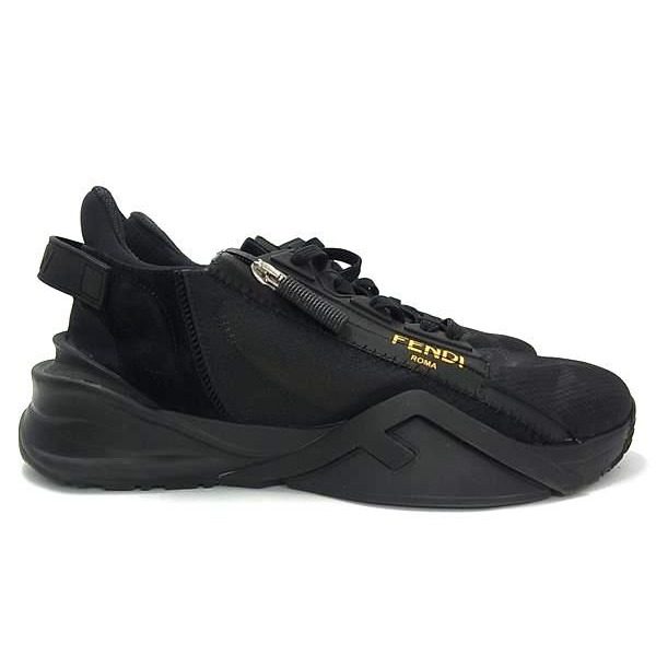 Fendi Flow Sneakers Shoes 6 Black — view 2