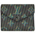 Louis Vuitton Portefeuille Zoe Monogram LV Pop Trifold Wallet Leather Navy
