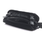 Saint Laurent Paris Nylon Embroidery Belt Bag Black — view 4