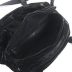 Saint Laurent Paris Nylon Embroidery Belt Bag Black — view 7