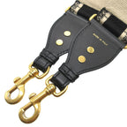 Christian Dior Logo Canvas Leather Black Shoulder Strap 0284 — view 4