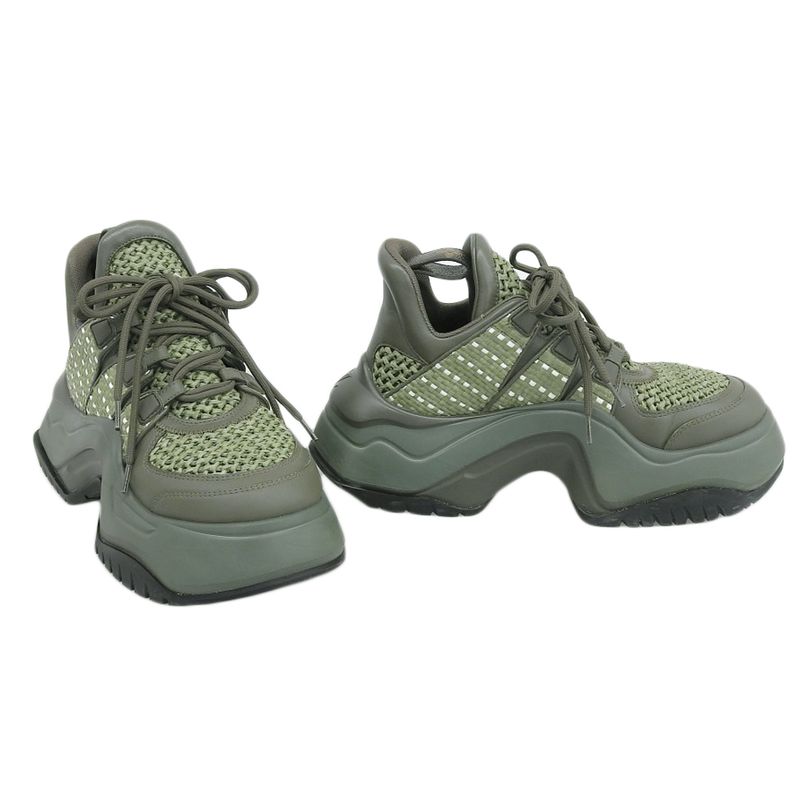 Louis Vuitton 2023 Item Arkwright 2.0 Raffia Leather Sneakers 37 — view 2