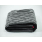 Chanel Coco Mark Cambon Line Long Wallet Leather Black — view 4