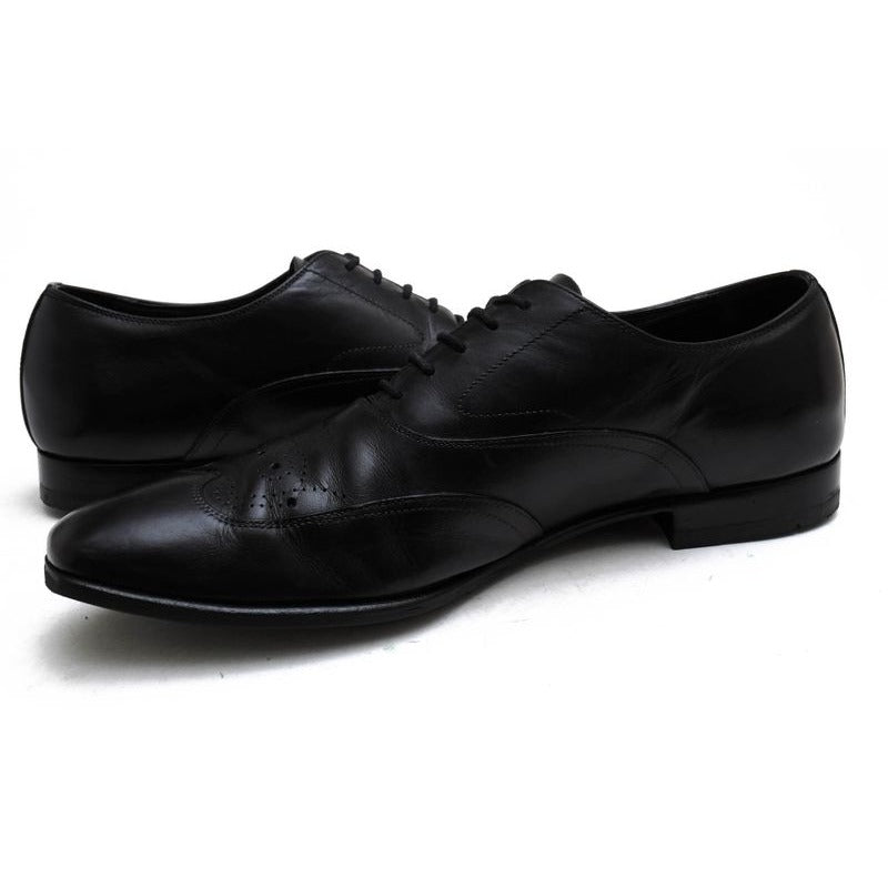 Prada Shoes Business Men Leather Black 073 Medallion — view 3