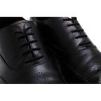 Prada Shoes Business Men Leather Black 073 Medallion — view 6