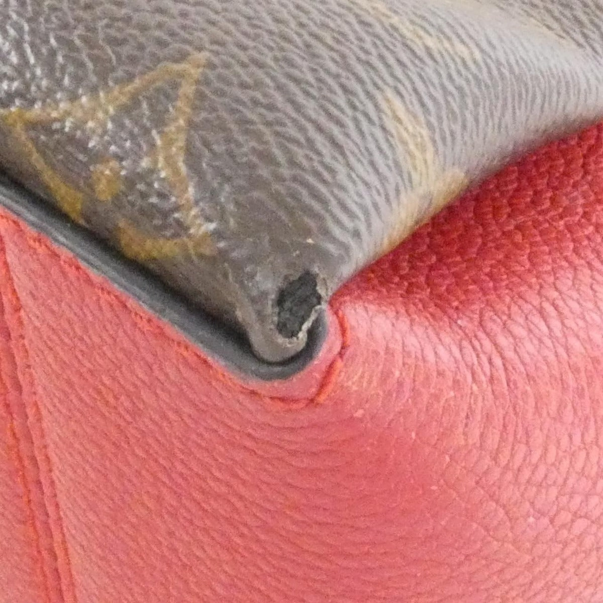 Louis Vuitton Monogram Calf Nnu MM Shoulder Bag Brown Marron — view 3