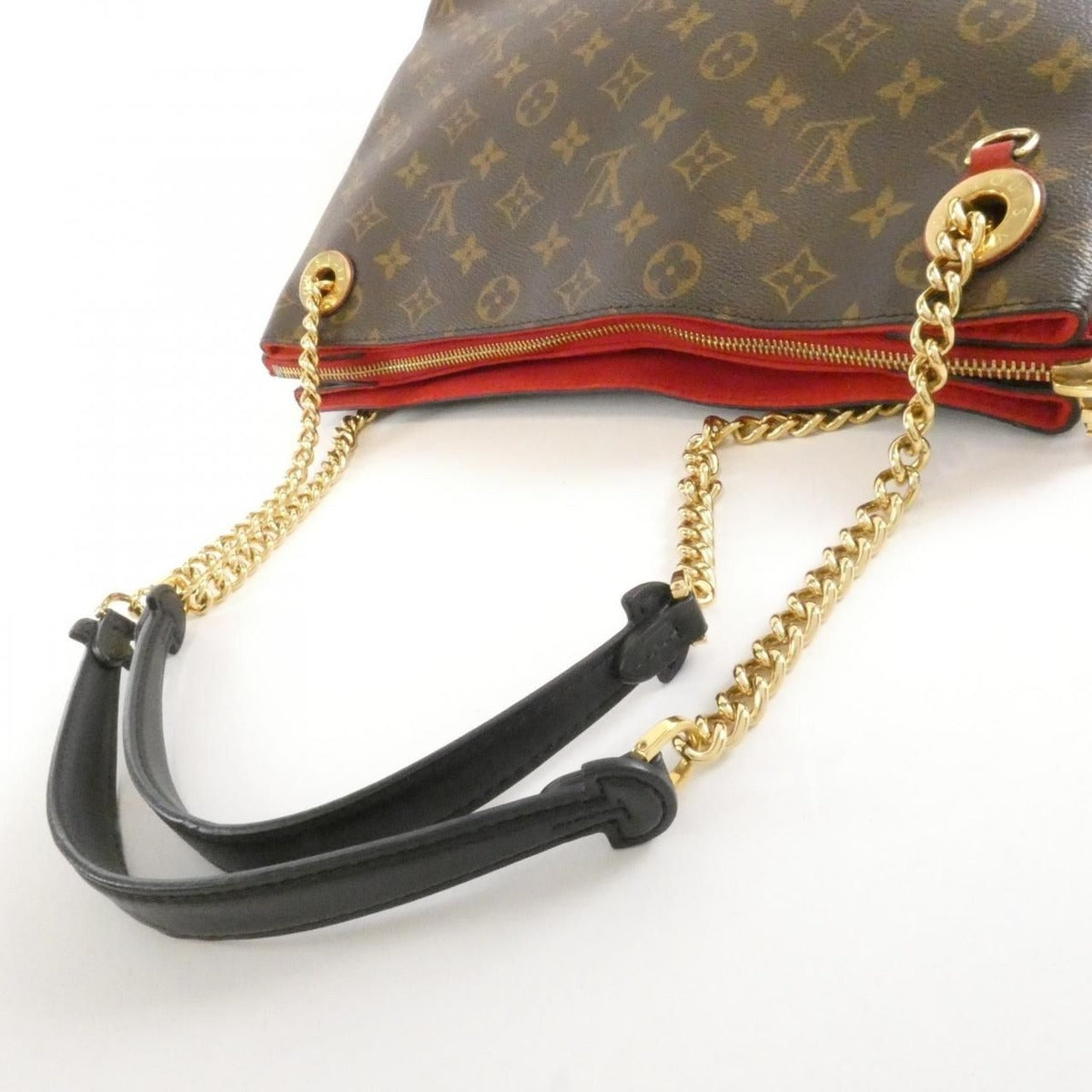 Louis Vuitton Monogram Calf Nnu MM Shoulder Bag Brown Marron — view 6