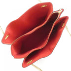 Louis Vuitton Monogram Calf Nnu MM Shoulder Bag Brown Marron — view 8