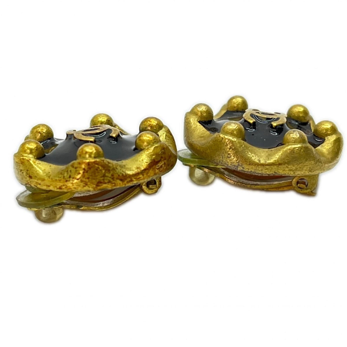 Chanel CC Logo Earrings 94 P Discolor — view 6