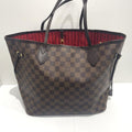 Louis Vuitton Damier Neverfull MM Leather Tote Shoulder Bag