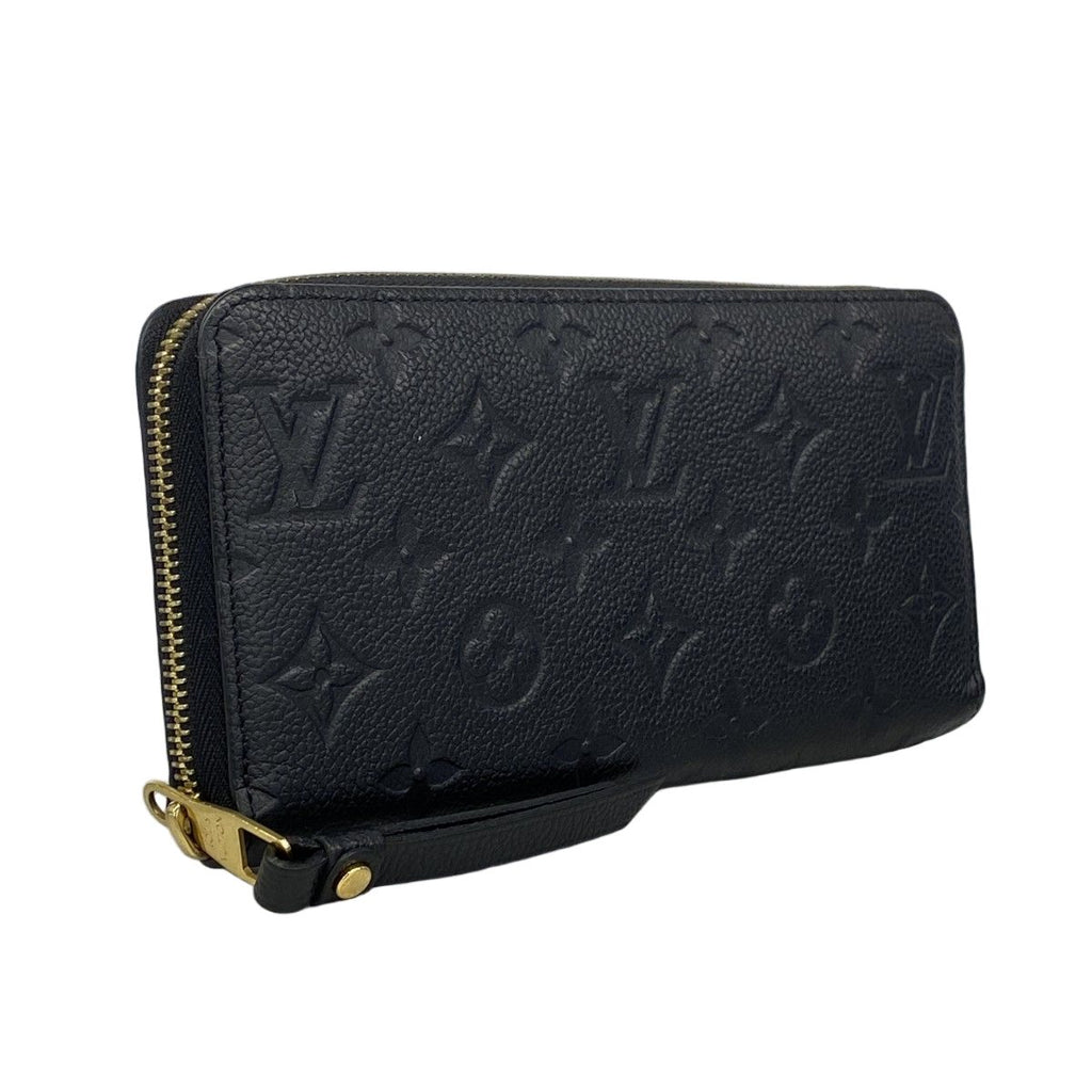 Louis Vuitton Wallet Monogram Empreinte Zippy Noir — view 2