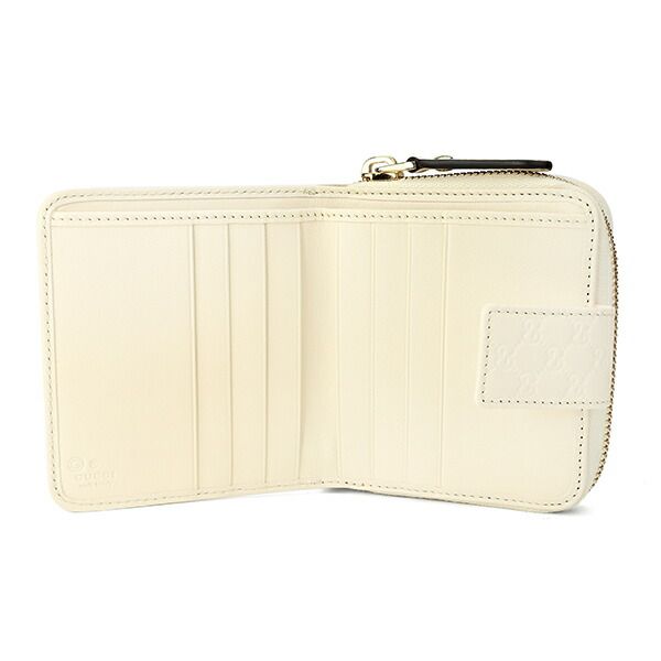 Gucci Bifold Wallet Micro Striped Ivory — view 5