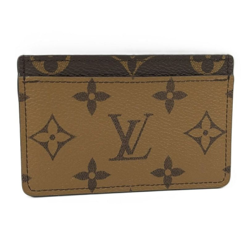 Louis Vuitton Porte Sapeur Card Case Monogram Reverse