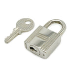 Hermes Cadena Padlock No.107 key Metal Silver
