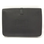 Gucci Business Case Clutch Bag Leather Black — view 2