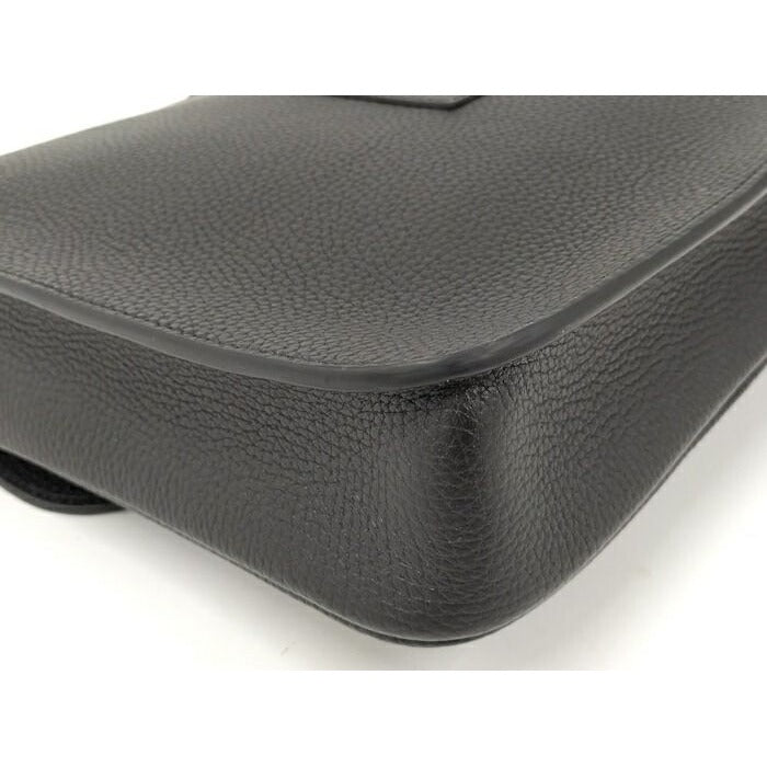 Gucci Business Case Clutch Bag Leather Black — view 3