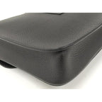 Gucci Business Case Clutch Bag Leather Black — view 3